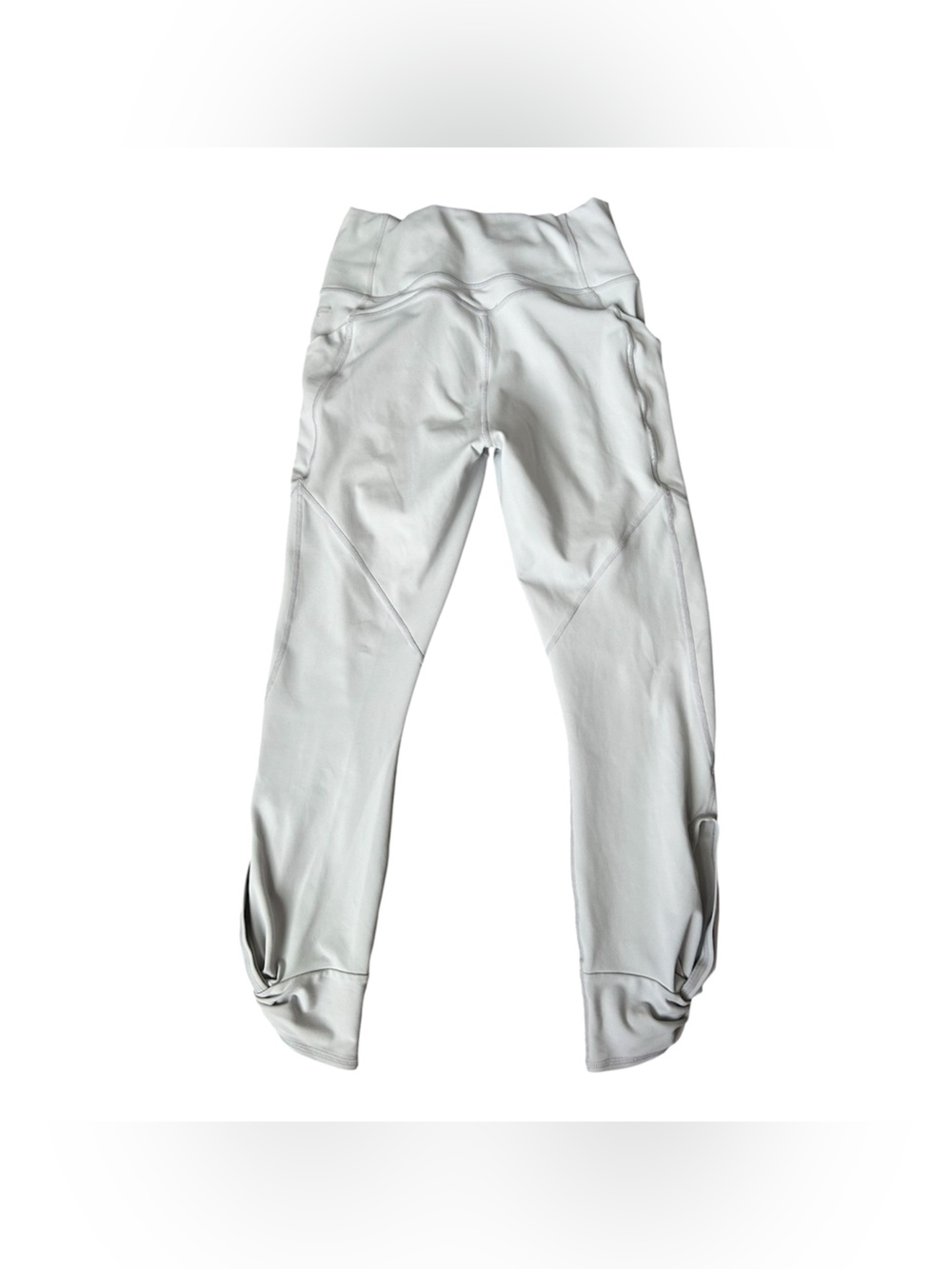Fabletics PureLuxe Soft Light Gray 7/8 Legging with Twisted Ankle Cutout Small - Picture 4 of 8